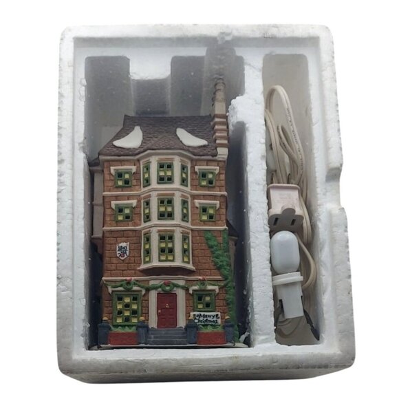 Department 56 Dickens Village Series Nephew Freds Flat Christmas Porcelain - Picture 10 of 13